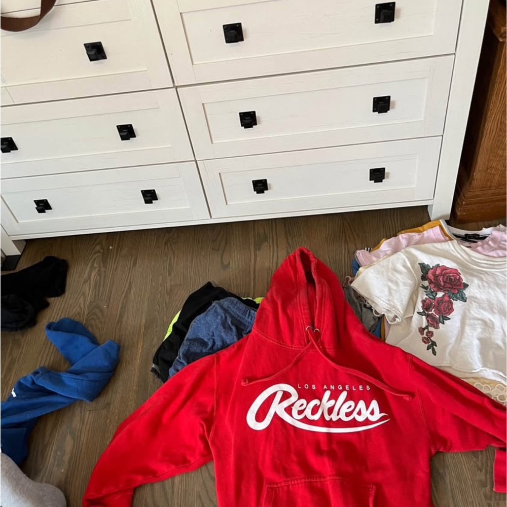 Young & Reckless Red Hoodie